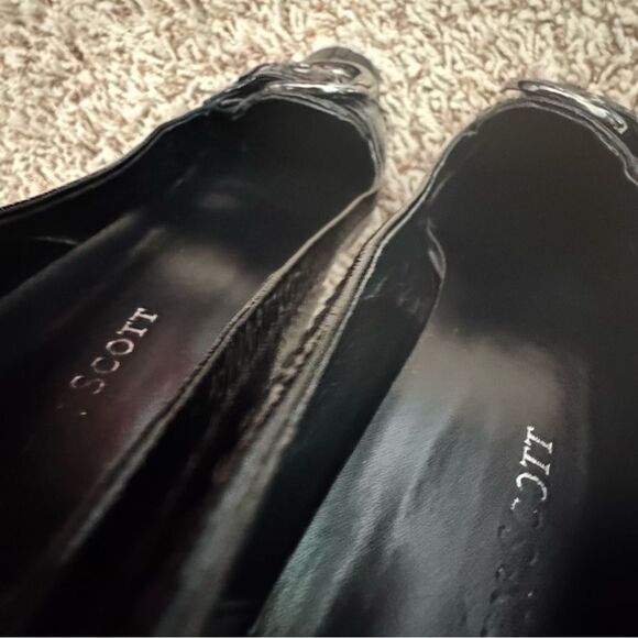 Karen Scott Black Patent Leather Heels Size 7.5M - Picture 12 of 13